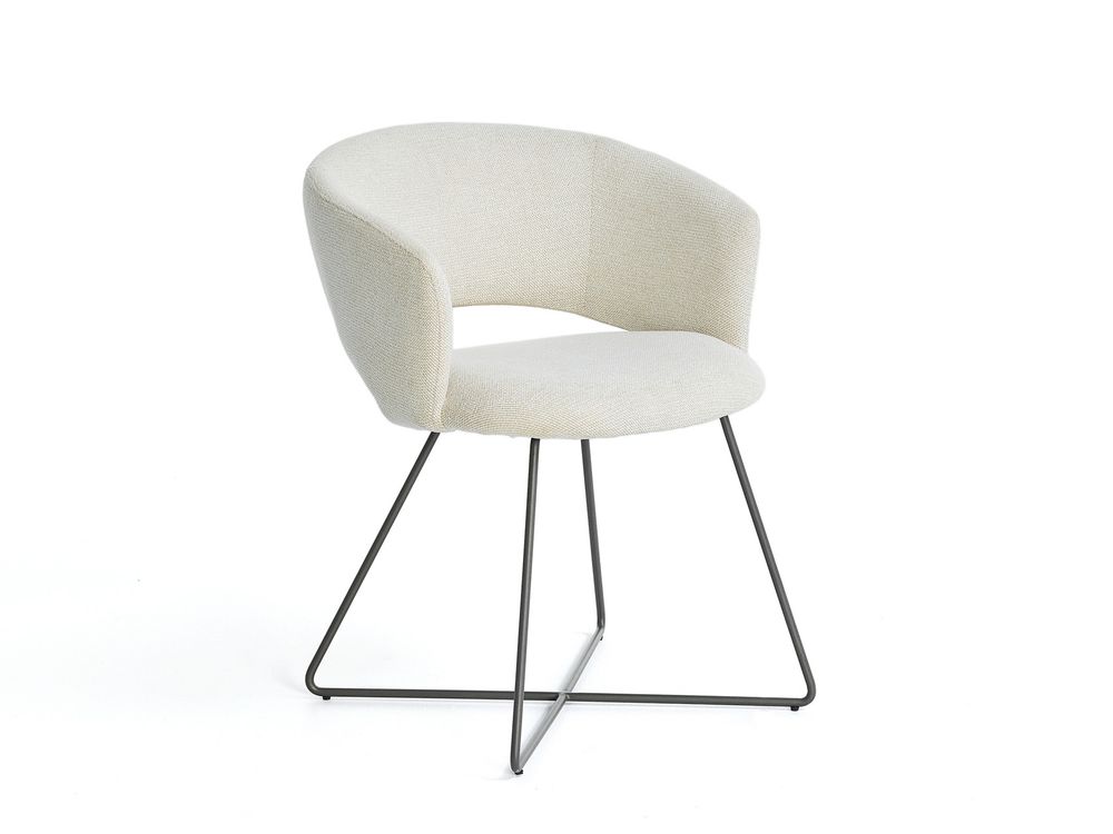 Eetkamerstoel wire onderstel ACE - Beige YLI AC ST-SN01