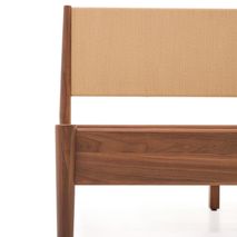 Bed 160x200 cm ELAN - Notenhout KAV N0100014MM41