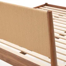 Bed 160x200 cm ELAN - Notenhout KAV N0100014MM41