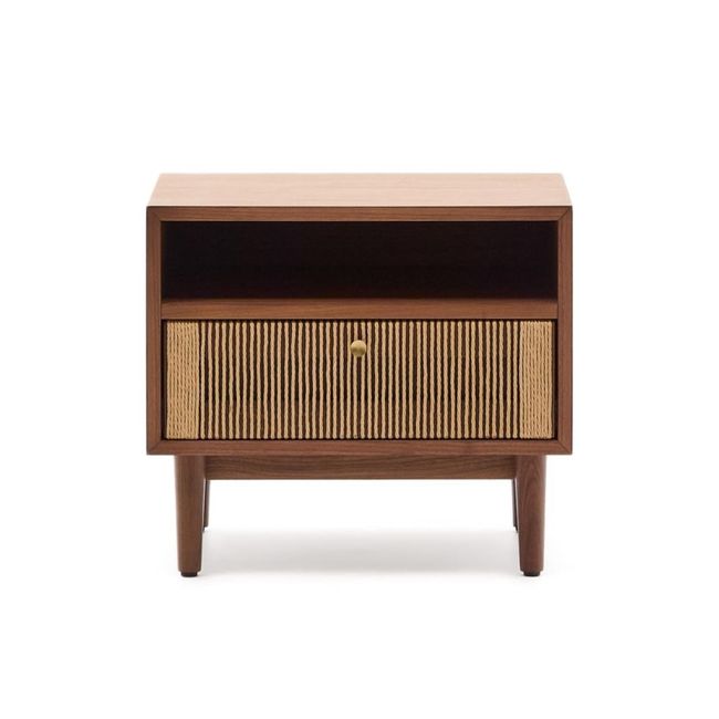 Nachtkastje ELAN - Notenhout