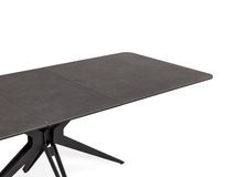 Uitschuifbare eetkamertafel POP-UP1 - Zwart kerami MBR-POP-001