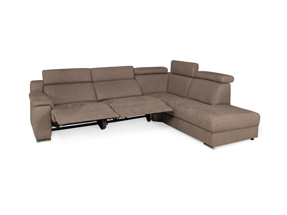 Hoeksalon PANENKA met relax - Bacif Taupe C-HIM-2-HKS1