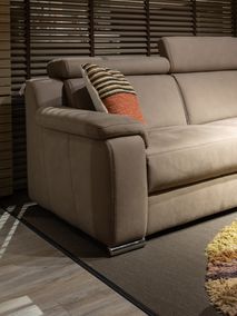 Hoeksalon PANENKA met relax - Bacif Taupe C-HIM-2-HKS1
