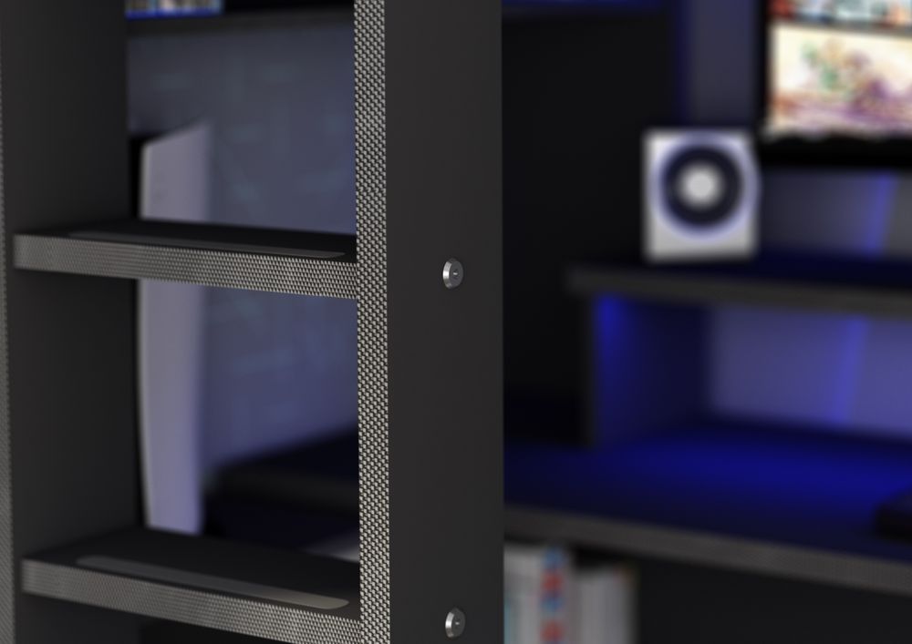 Hoogslaper met bureau THE CUBE - Antraciet TRA-3-000001