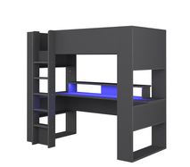 Hoogslaper met bureau THE CUBE - Antraciet TRA-3-000001