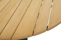 Tuintafel LAURION - Hout / Zwart BRF-6-4066-8