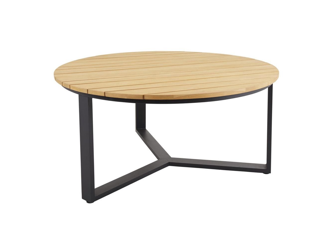 Tuintafel LAURION - Hout / Zwart