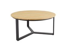 Tuintafel LAURION - Hout / Zwart BRF-6-4066-8
