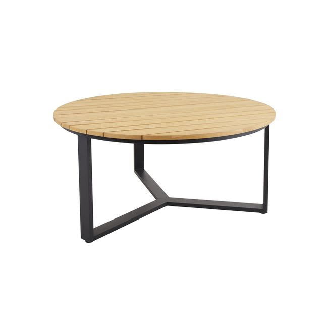 Tuintafel LAURION - Hout / Zwart