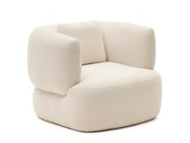 Fauteuil MARTINA - Witte schapenvacht KAV S83110HI39