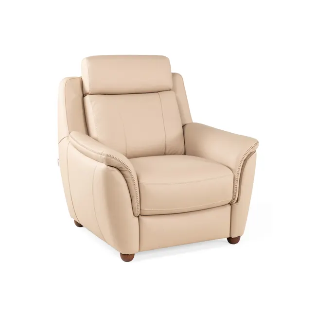 Fauteuil AFFOGATO - Beige leder