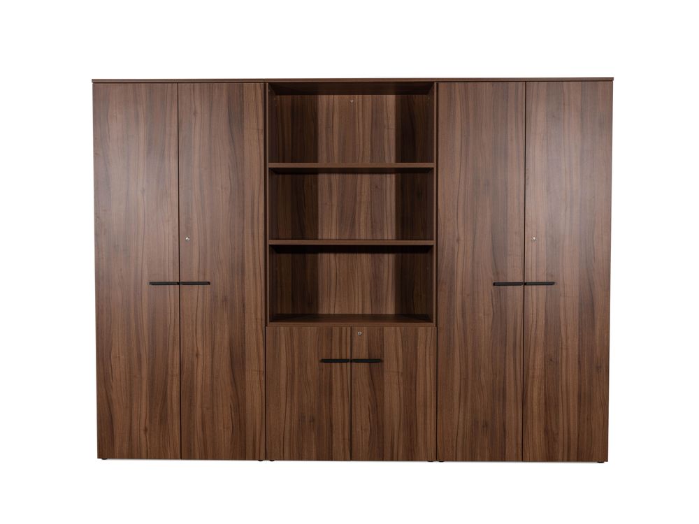 Hoge kast ARCHIVOS ARMARIOS - Walnoot C-GBE-3-KH2-WGZ