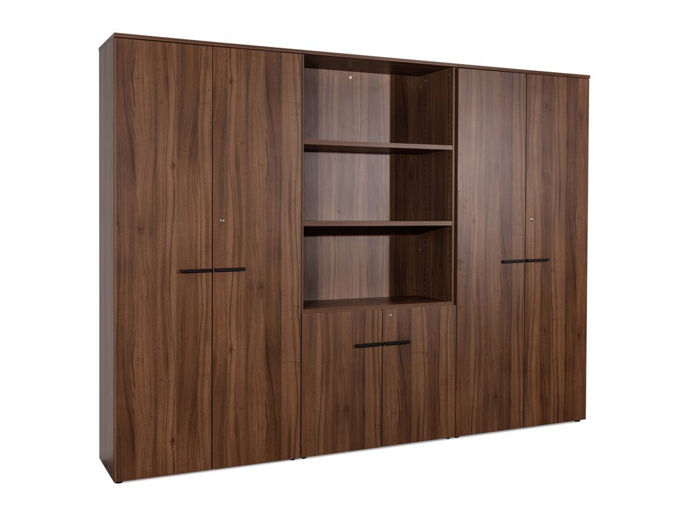 Hoge kast ARCHIVOS ARMARIOS - Walnoot C-GBE-3-KH2-WGZ