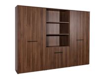 Hoge kast ARCHIVOS ARMARIOS - Walnoot C-GBE-3-KH2-WGZ