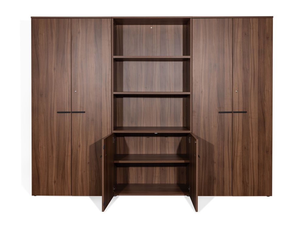 Hoge kast ARCHIVOS ARMARIOS - Walnoot C-GBE-3-KH2-WGZ