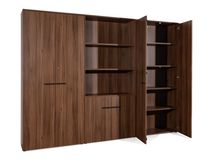 Hoge kast ARCHIVOS ARMARIOS - Walnoot C-GBE-3-KH2-WGZ