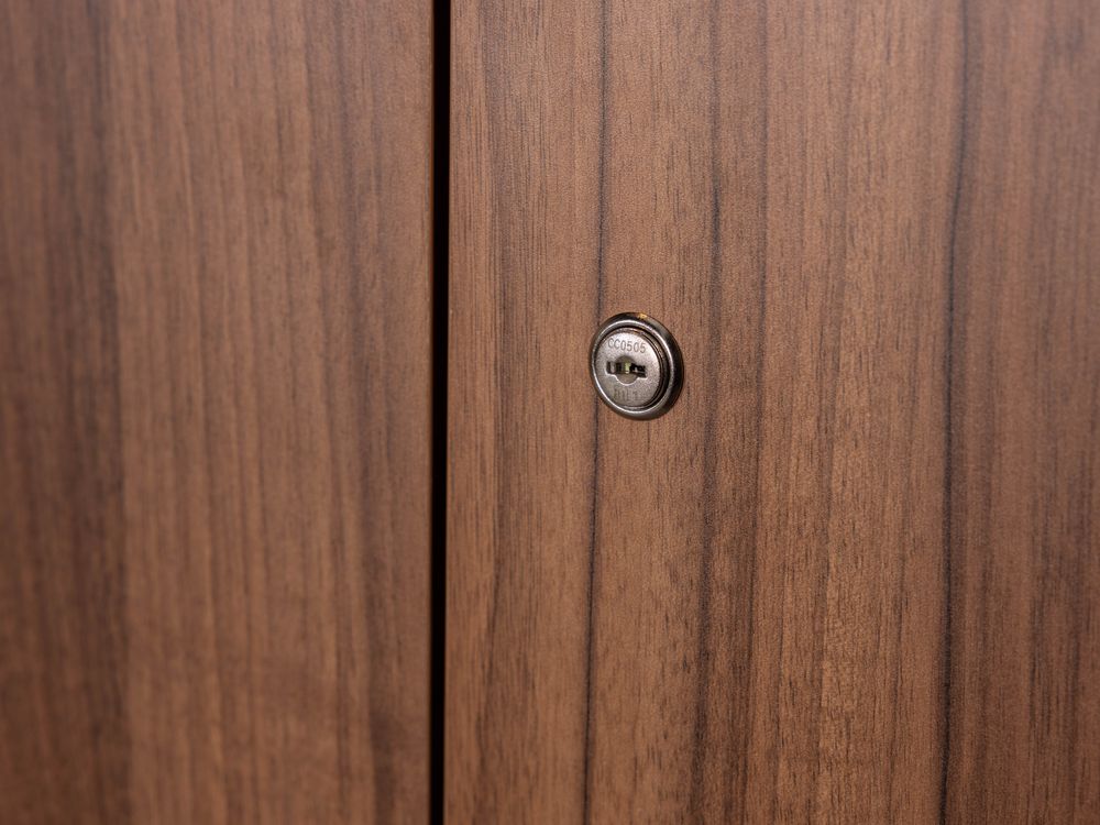 Hoge kast ARCHIVOS ARMARIOS - Walnoot C-GBE-3-KH2-WGZ