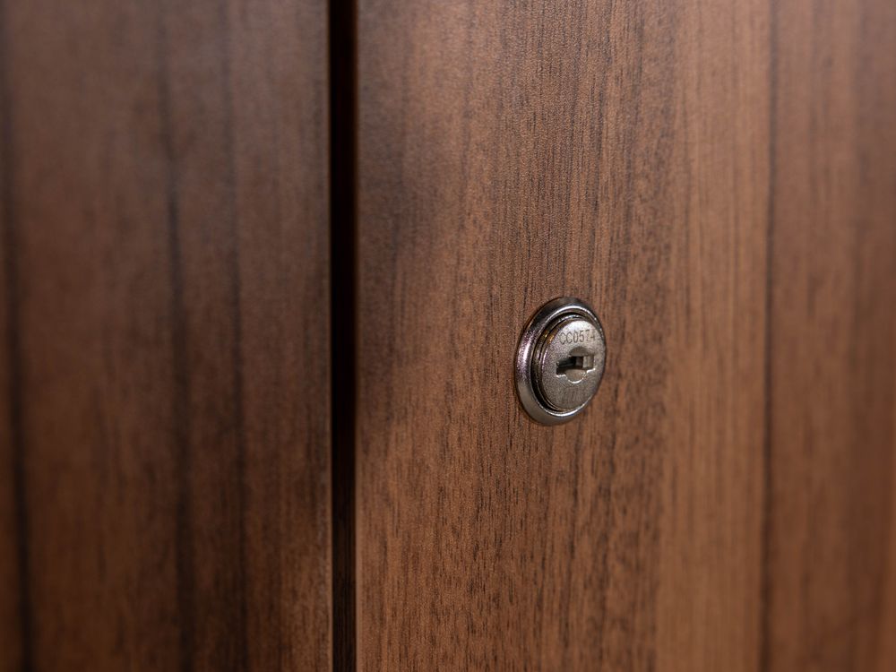 Hoge kast ARCHIVOS ARMARIOS - Walnoot C-GBE-3-KH2-WGZ