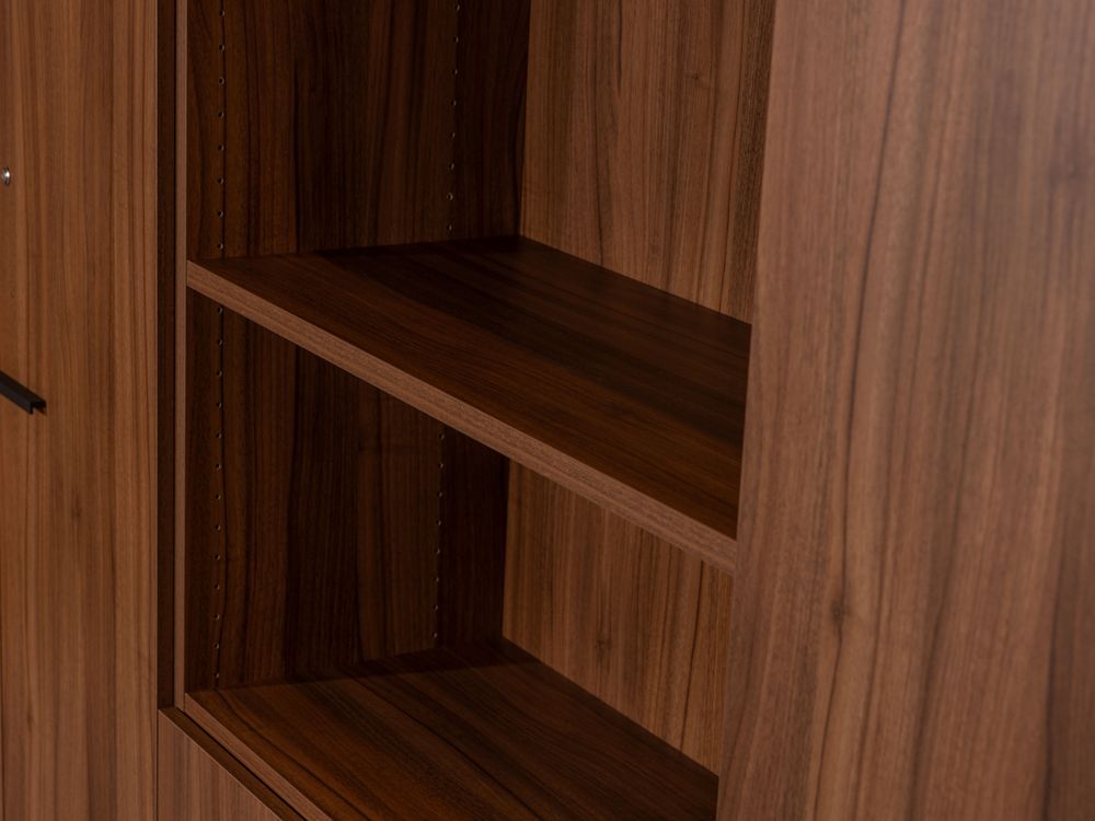 Hoge kast ARCHIVOS ARMARIOS - Walnoot C-GBE-3-KH2-WGZ