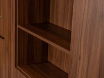 Hoge kast ARCHIVOS ARMARIOS - Walnoot C-GBE-3-KH2-WGZ