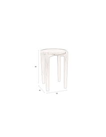 Bijzettafel SHANE - Acaciahout / Walnoot ZVR 2300332