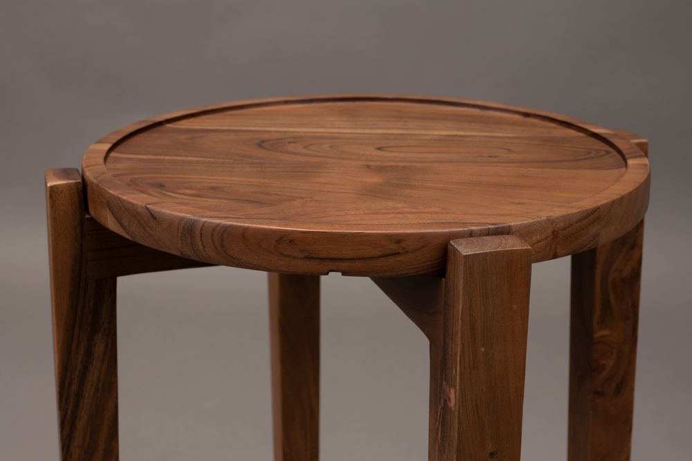Bijzettafel SHANE - Acaciahout / Walnoot ZVR 2300332