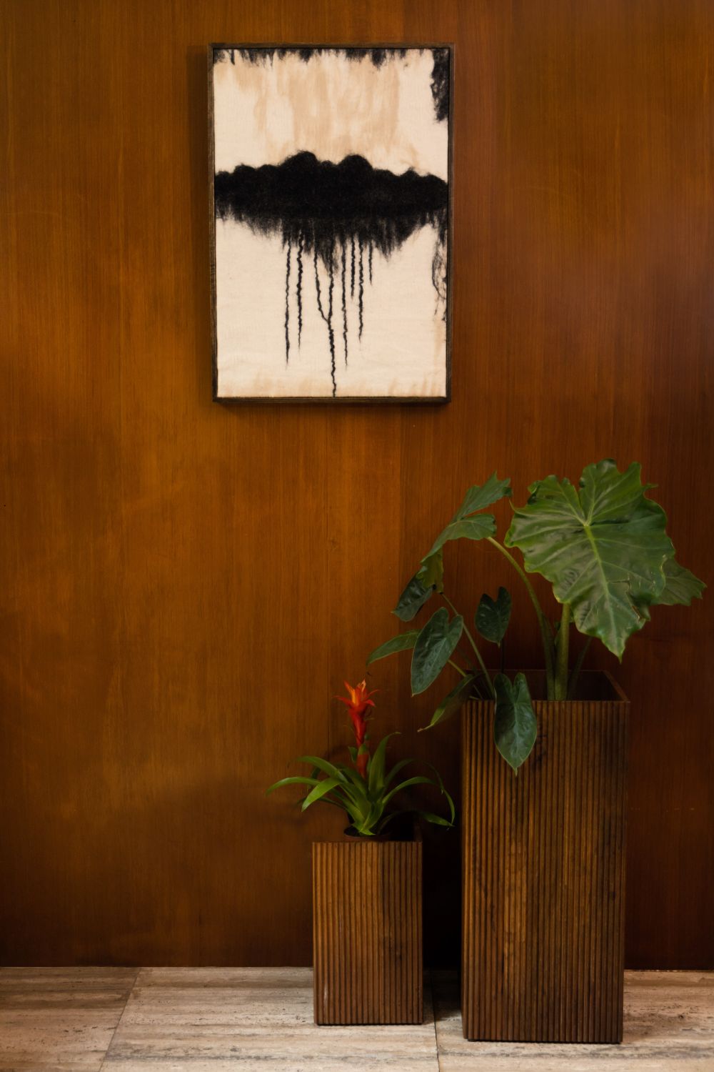 Set van 2 plantenstaanders RIBBLE - Mango ZVR 7900037