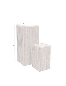 Set van 2 plantenstaanders RIBBLE - Mango ZVR 7900037