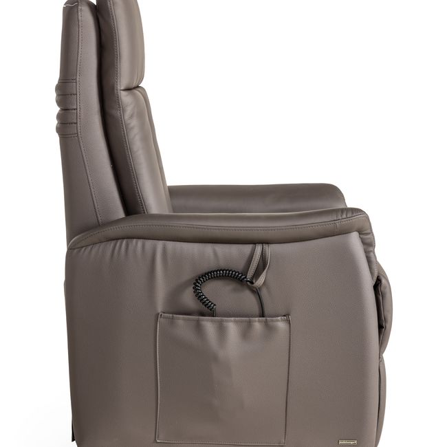 Elektrische relaxfauteuil met lift BREMEN - Donker