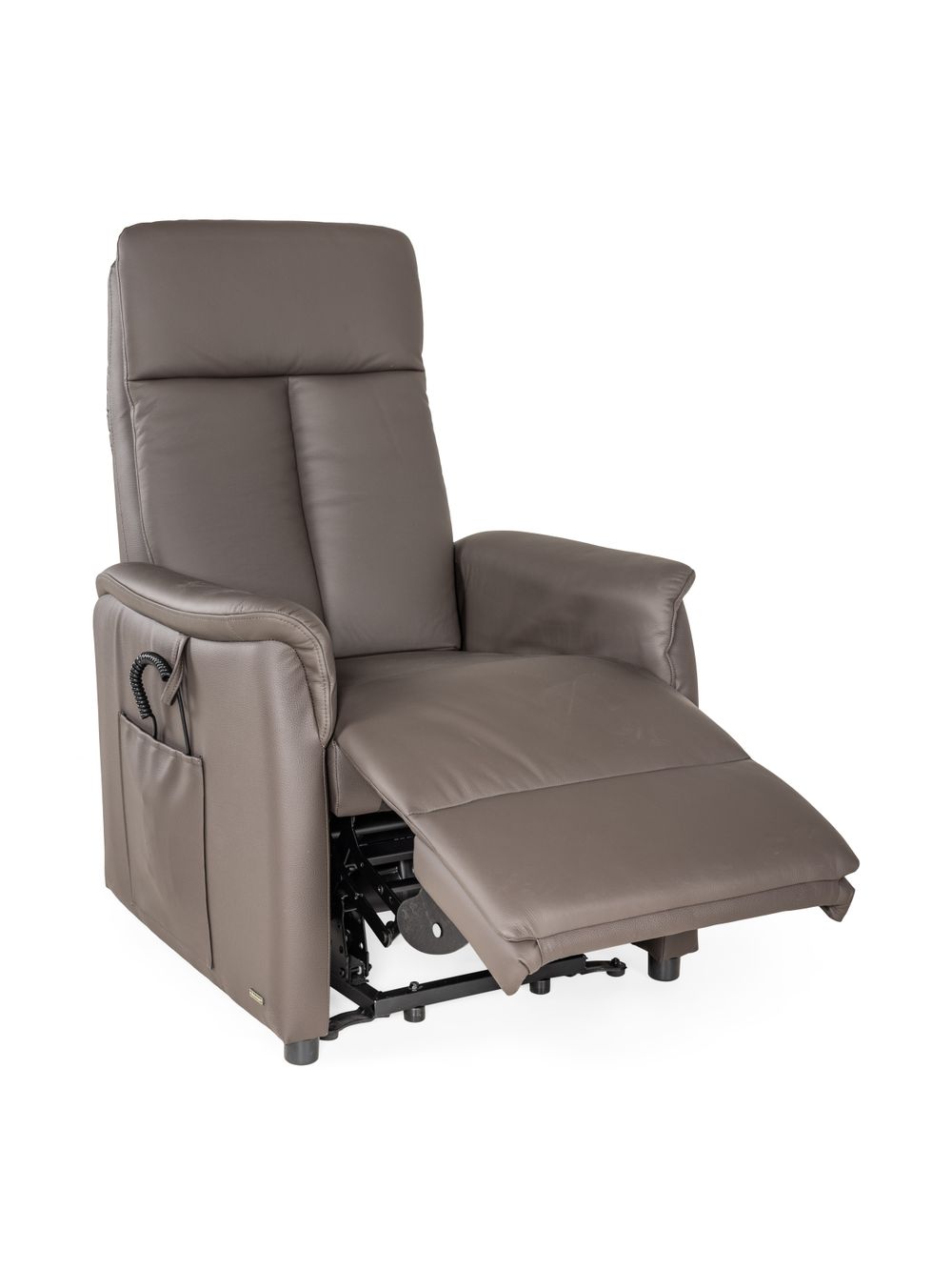 Elektrische relaxfauteuil met lift BREMEN - Donker MED-34-000005-BRO