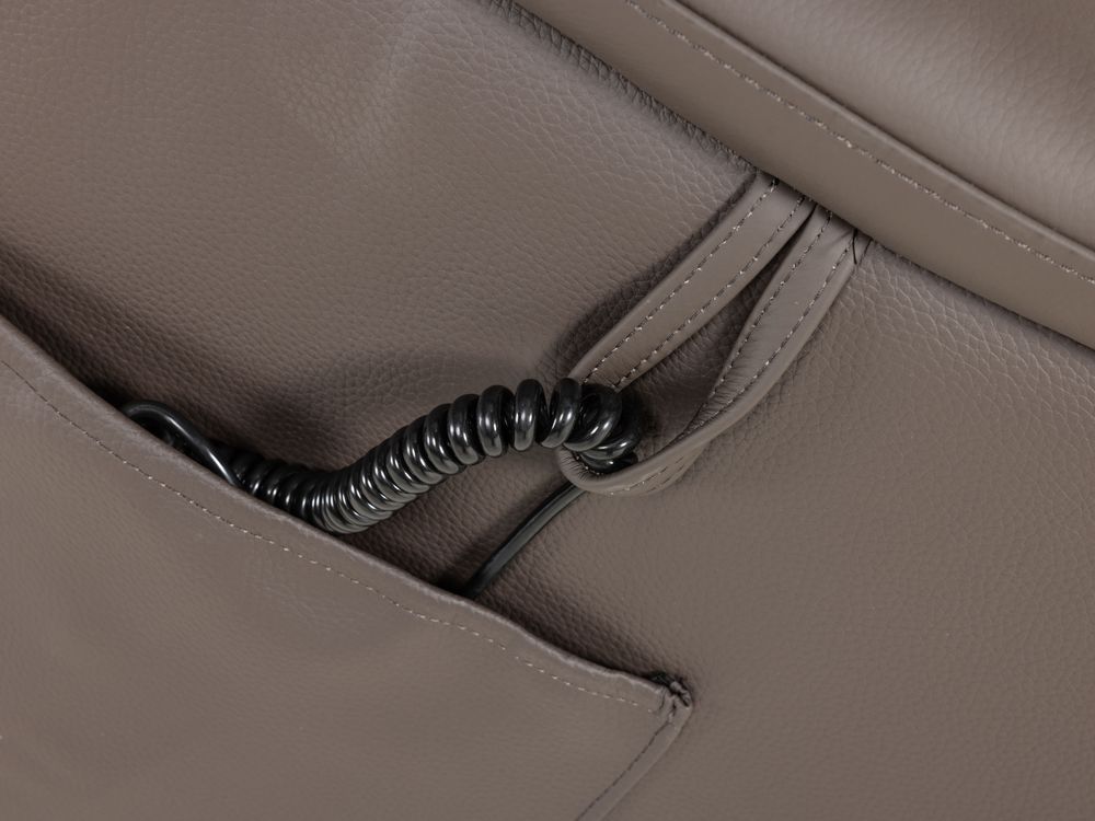 Elektrische relaxfauteuil met lift BREMEN - Donker MED-34-000005-BRO