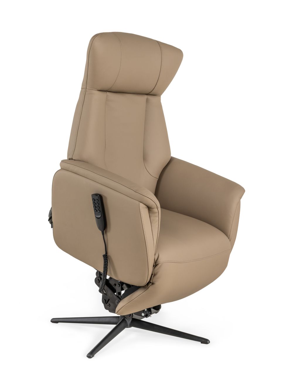 Elektrische relaxfauteuil met lift EDDA - Beige le MED-33-000005-TRU