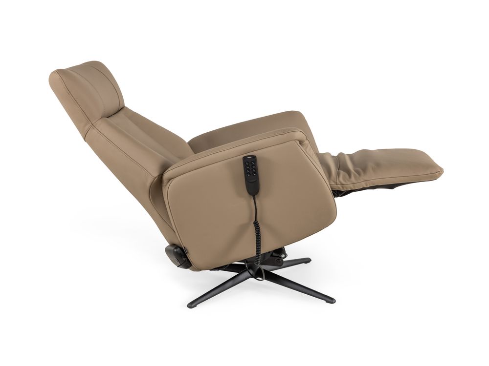 Elektrische relaxfauteuil met lift EDDA - Beige le MED-33-000005-TRU