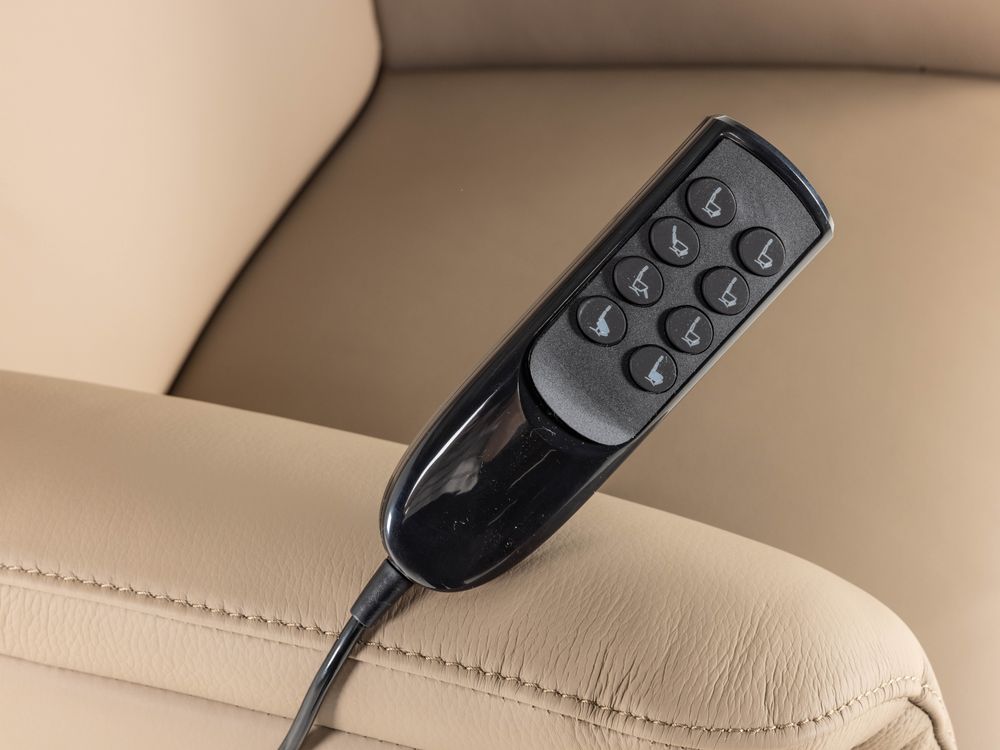 Elektrische relaxfauteuil met lift EDDA - Beige le MED-33-000005-TRU