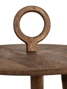 Set 2 salontafels TRIPOLI - Mangohout PMX 40494-BRO-S2