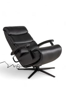 Relaxfauteuil L Lina - Zwart leder C-HKL-20-RLX1