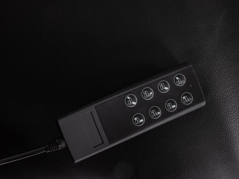 Relaxfauteuil L Lina - Zwart leder C-HKL-20-RLX1