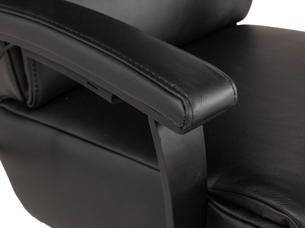 Relaxfauteuil L Lina - Zwart leder C-HKL-20-RLX1