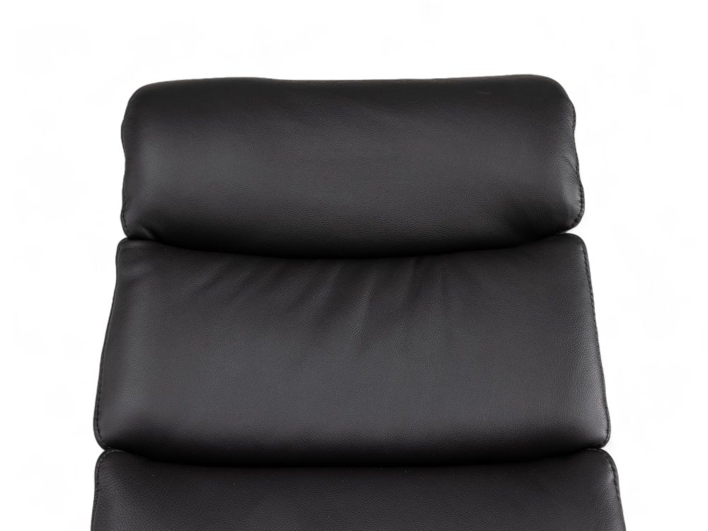 Relaxfauteuil M LINA - Zwart leder C-HKL-20-RLX2