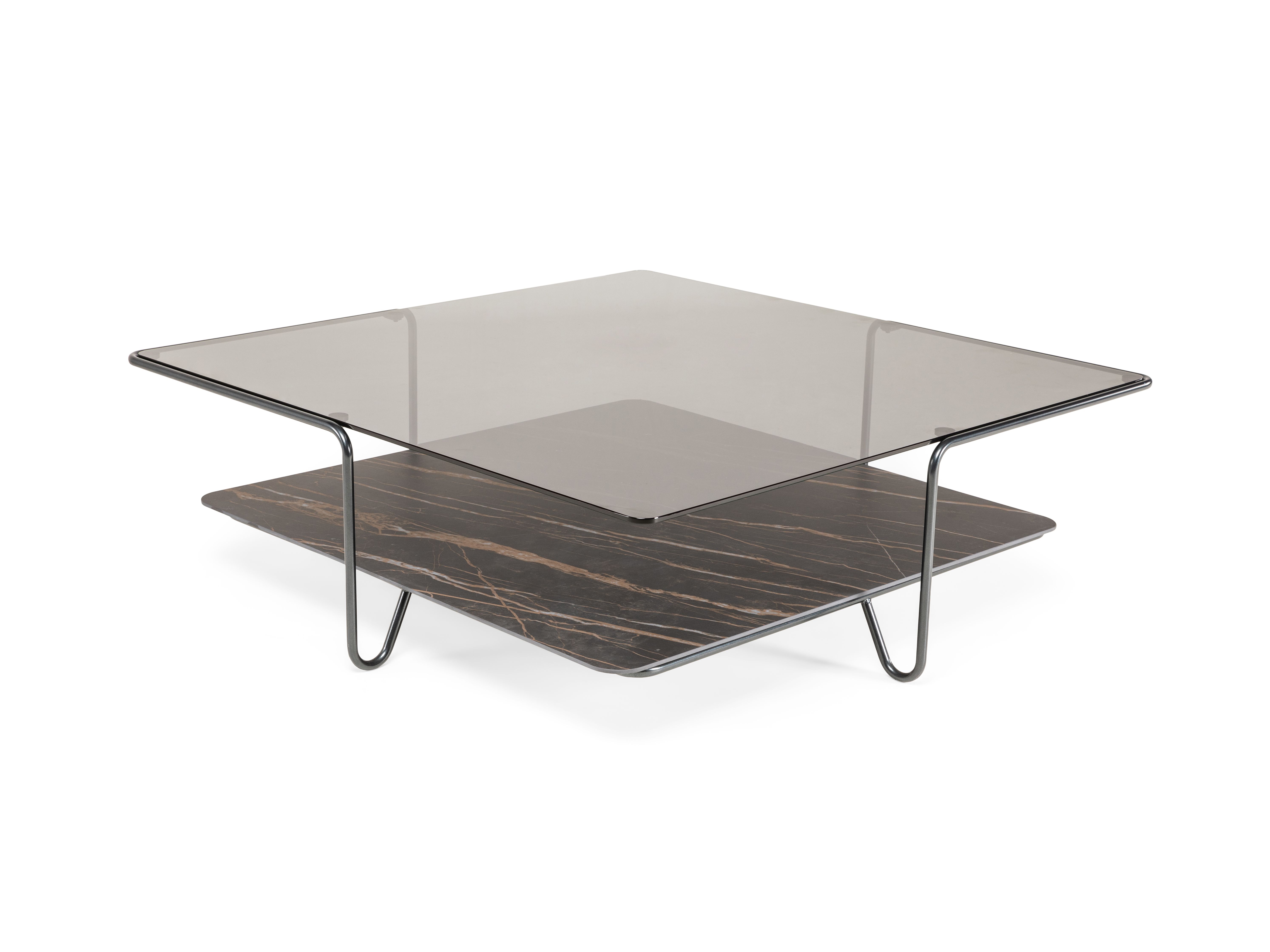 Salontafel ORIO - Keramiek/glas