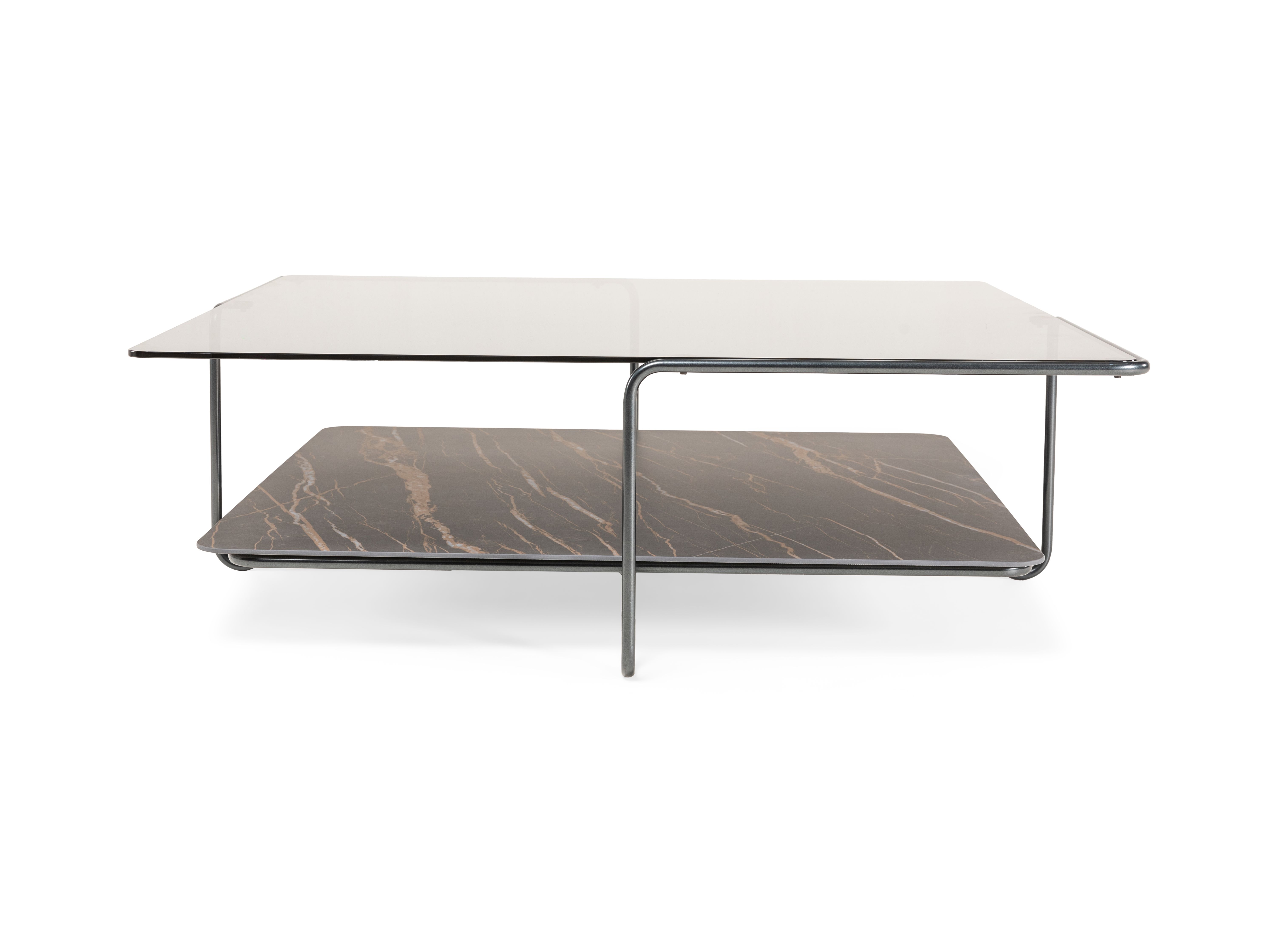 Salontafel ORIO - Keramiek/glas