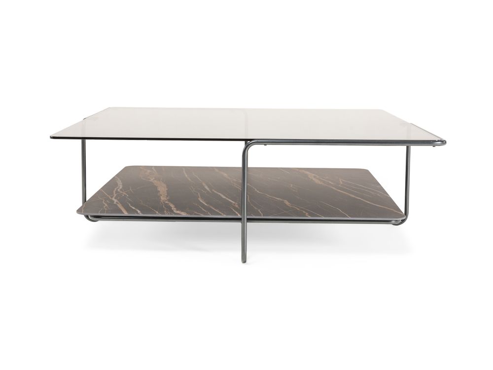 Salontafel ORIO - Keramiek/glas SYM OR SA 125125 CG