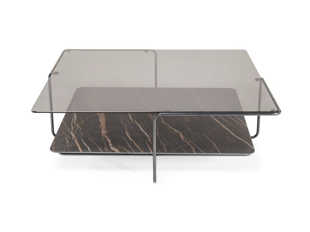 Salontafel ORIO - Keramiek/glas SYM OR SA 125125 CG