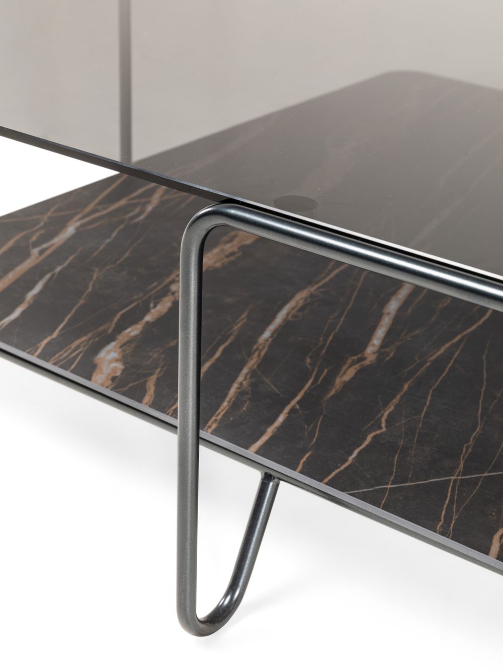 Salontafel ORIO - Keramiek/glas SYM OR SA 125125 CG
