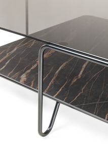 Salontafel ORIO - Keramiek/glas SYM OR SA 125125 CG