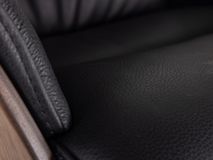 Relaxfauteuil met voetbank TIMEOUT - Walnoot/Zwart C-CFM-20-RLVBH-30-FBWA