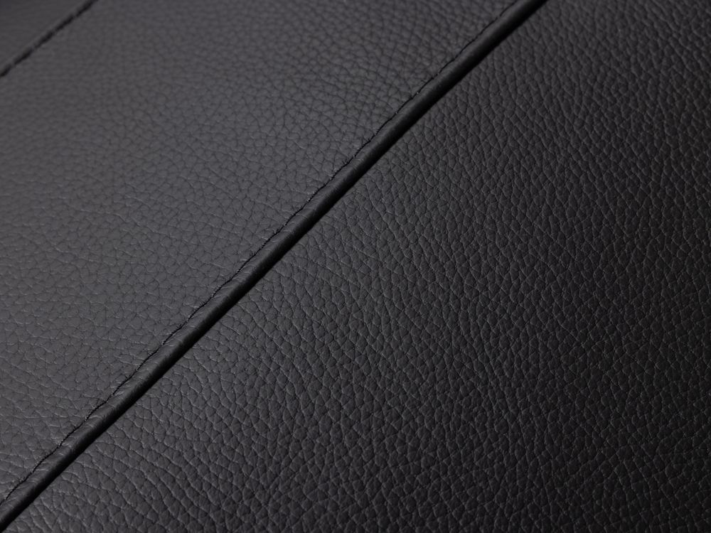 Hoeksalon Bradley - Zwart leder C-DDV-19-HKS1