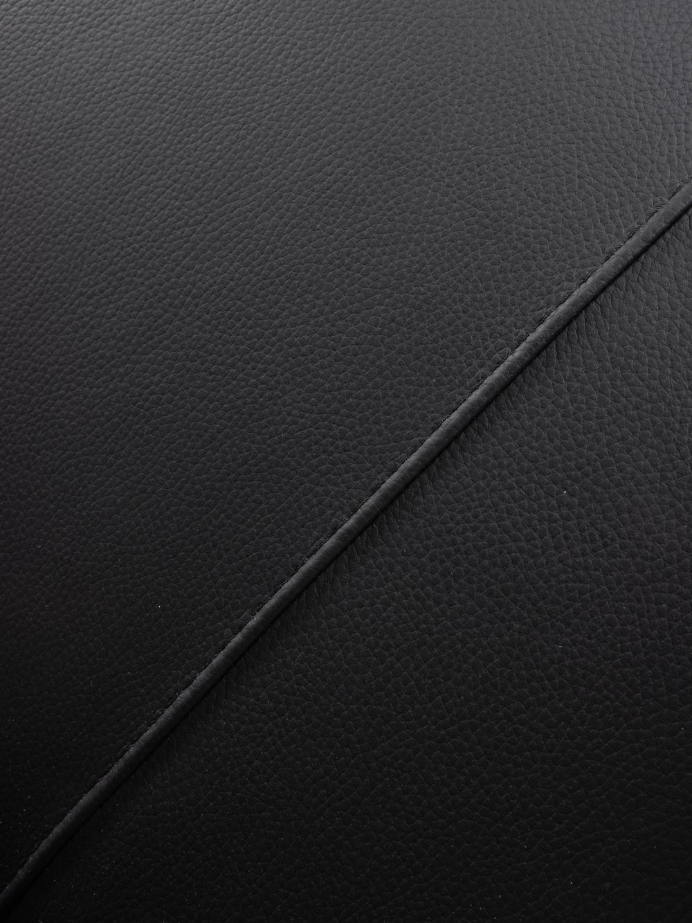 Hoeksalon Bradley - Zwart leder C-DDV-19-HKS1