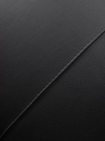 Hoeksalon Bradley - Zwart leder C-DDV-19-HKS1