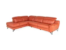 Hoeksalon NIRVANA - Leder terracotta C-DDV-20-HKS1